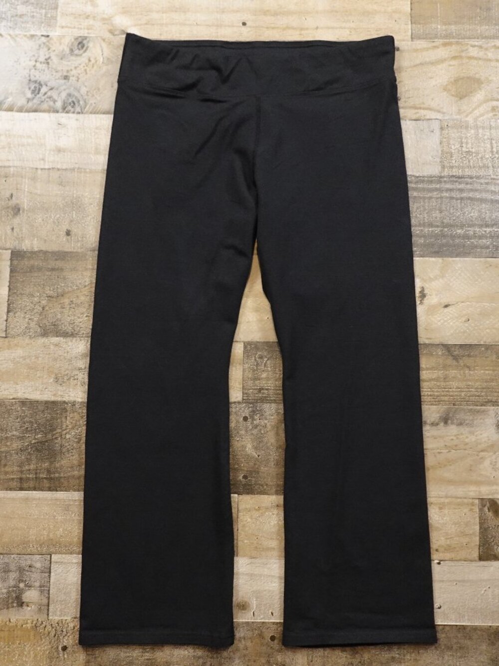 PACT Yoga Pants Women’s XXL Black Organic Cotton 27" Earthy Favorite Clothing